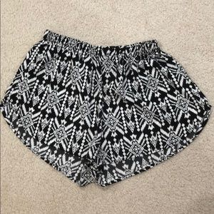 Tribal print shorts